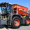Hopper Bredal K105L with 12m auger and Claas Xerion