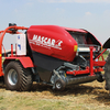 Fixed chamber round baler integrated a wrapper Mascar Multiwrap 130